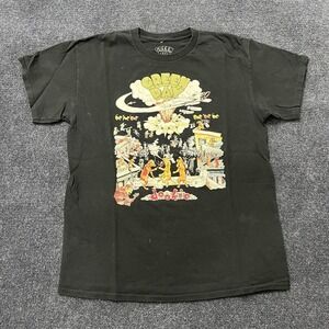 Green Day Dookie Shirt Mens Large Black Mad Engine Album Graphic Rock Band Tee
